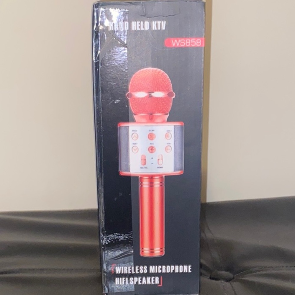Red Wireless Microphone